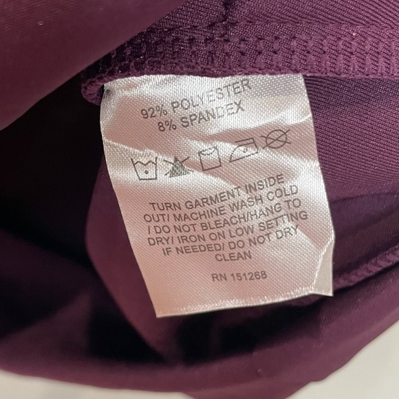 Nicole Miller Sport Purple Hooded Sweater with Pockets - Picture 9 of 9